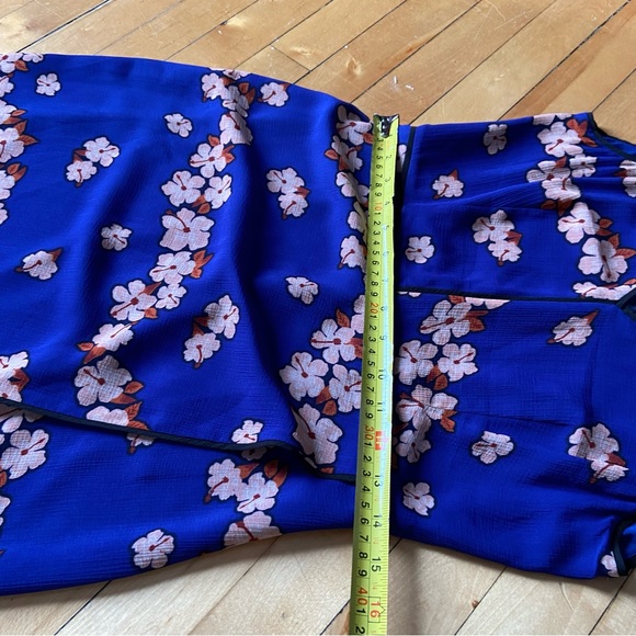 Scotch & Soda Floral Cottagecore Blue Midi Dress - Picture 7 of 12